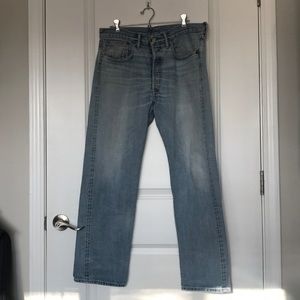 RRL Men's Faded Wash Jeans